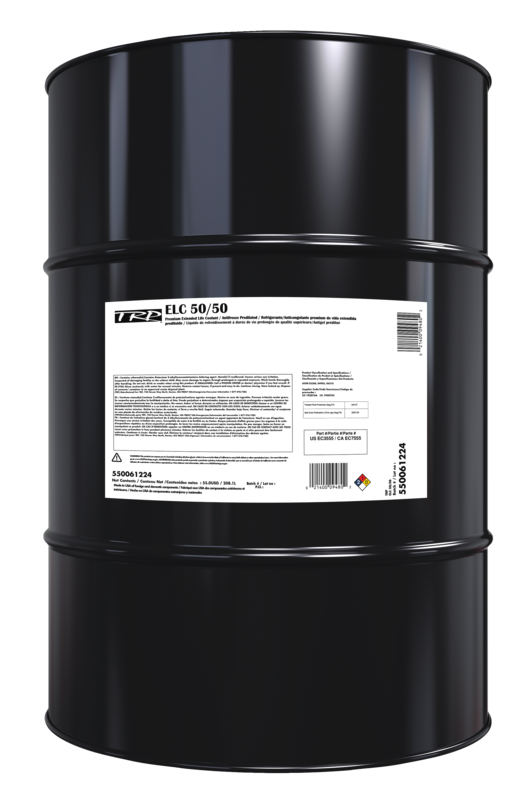 TRP ELC & HD COOLANT CONCENTRATE & 50/50 DRUMS